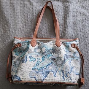 Lucy World map purse